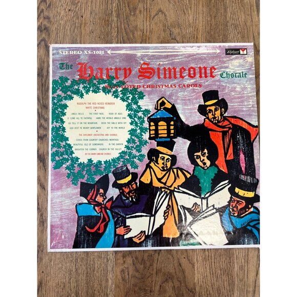 The Harry Simeone Chorale Best Loved Christmas Carols Vinyl Record Album - Picture 1 of 5